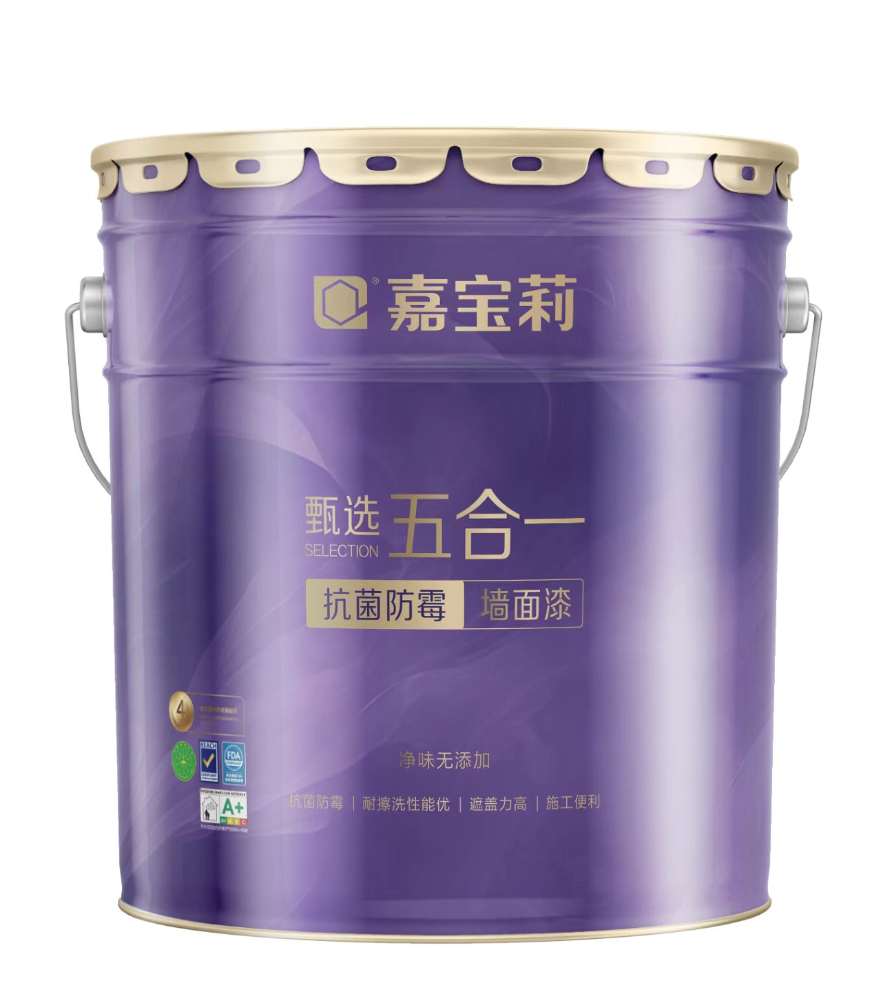 甄选抗菌防霉五合一墙面漆