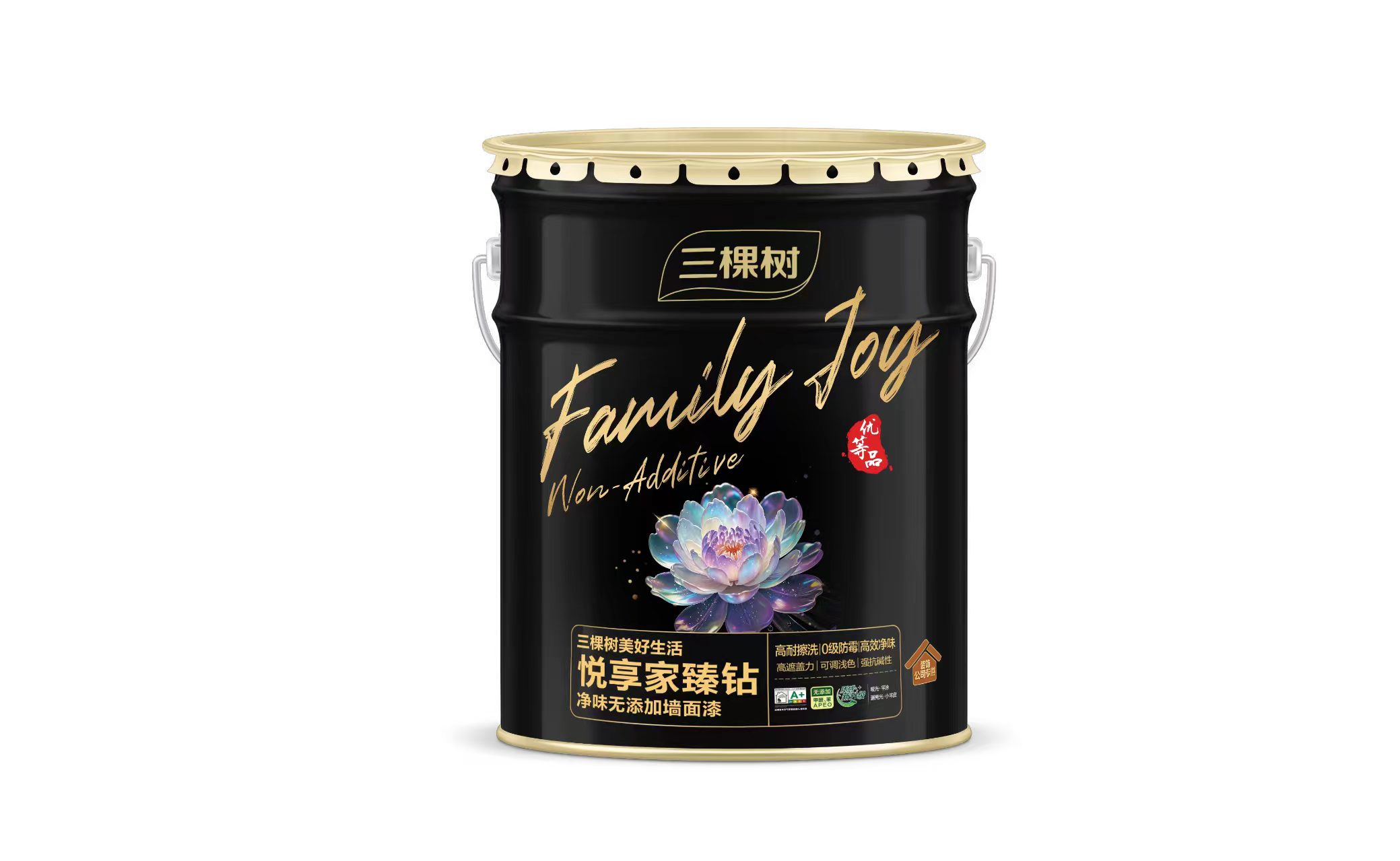 美好生活悦享家臻钻净味无添加墙面漆